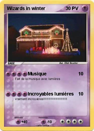 Pokemon Wizards in winter