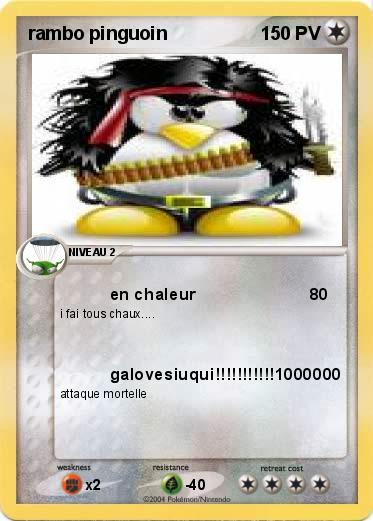 Pokemon rambo pinguoin