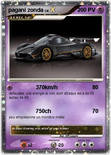 Pokemon pagani zonda