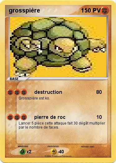 Pokemon grosspière