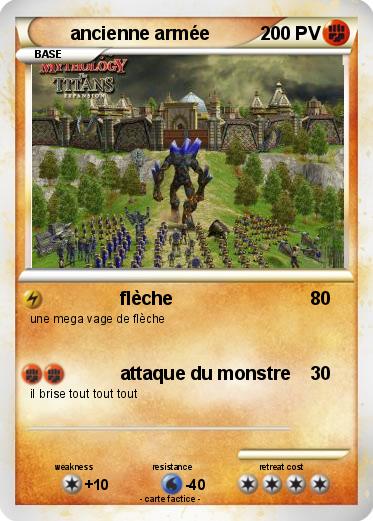 Pokemon ancienne armée