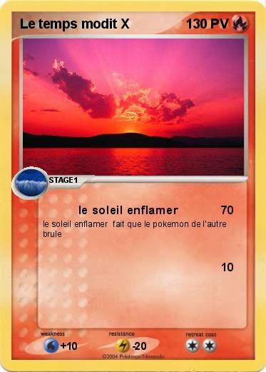 Pokemon Le temps modit X