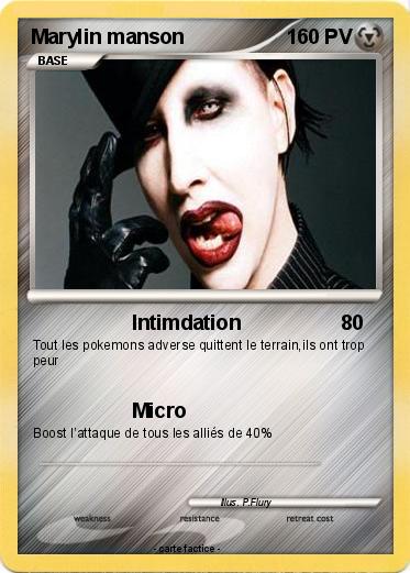 Pokemon Marylin manson