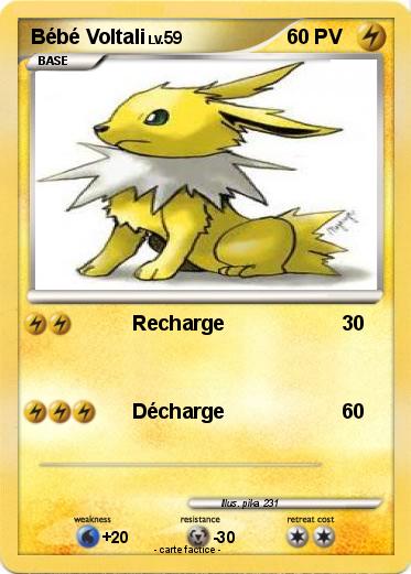 Pokemon Bébé Voltali