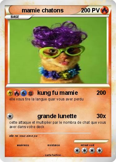 Pokemon mamie chatons