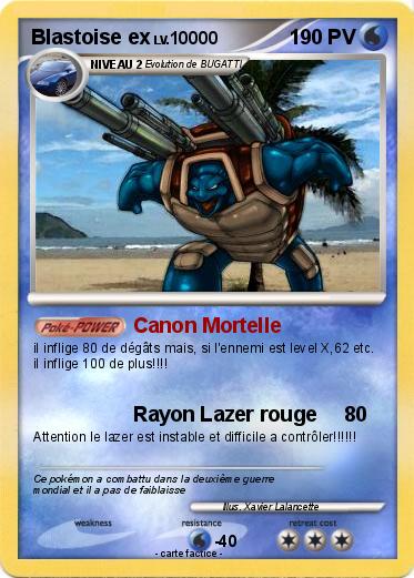 Pokemon Blastoise ex