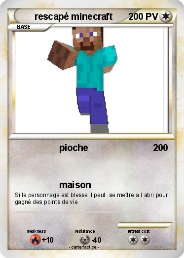 Pokemon rescapé minecraft