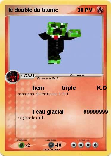 Pokemon le double du titanic