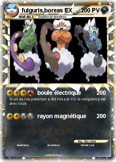 Pokemon fulguris,boreas EX