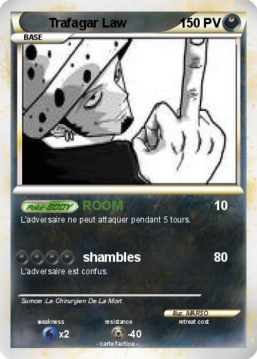 Pokemon Trafagar Law