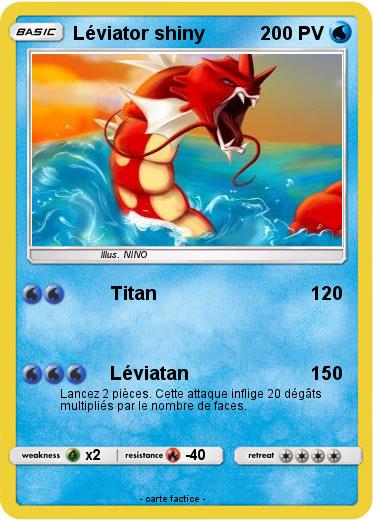 Pokemon Léviator shiny