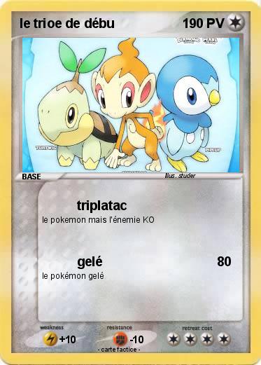 Pokemon le trioe de débu