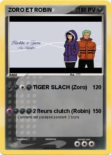 Pokemon ZORO ET ROBIN