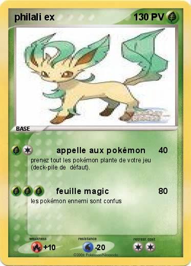 Pokemon philali ex