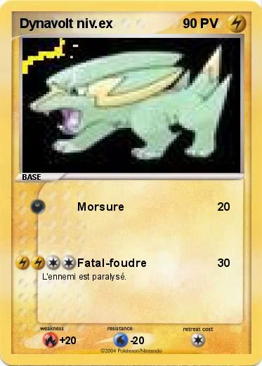 Pokemon Dynavolt niv.ex