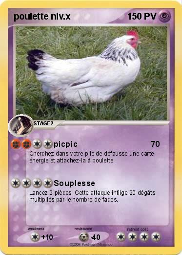Pokemon poulette niv.x