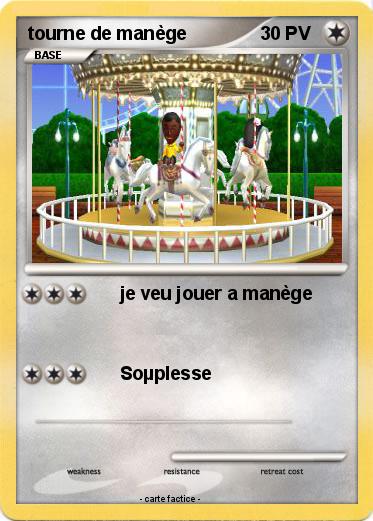 Pokemon tourne de manège