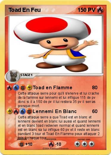 Pokemon Toad En Feu