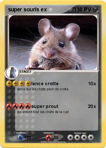 Pokemon super souris ex