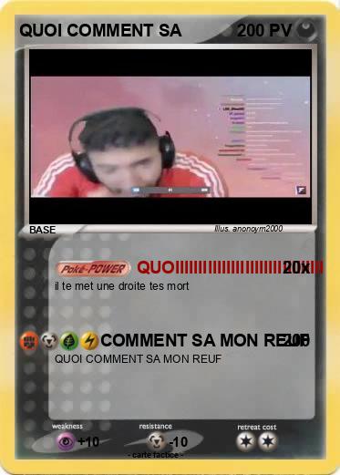 Pokemon QUOI COMMENT SA