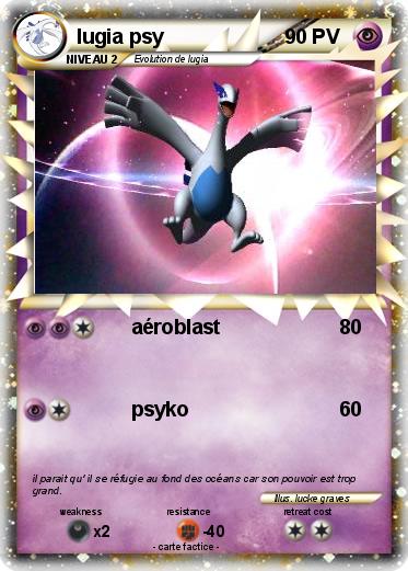 Pokemon lugia psy