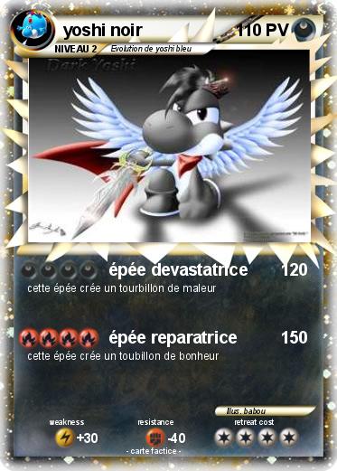 Pokemon yoshi noir