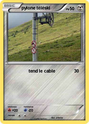 Pokemon pylone téléski