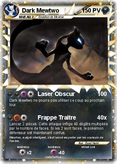 Pokemon Dark Mewtwo