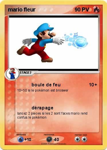Pokemon mario fleur