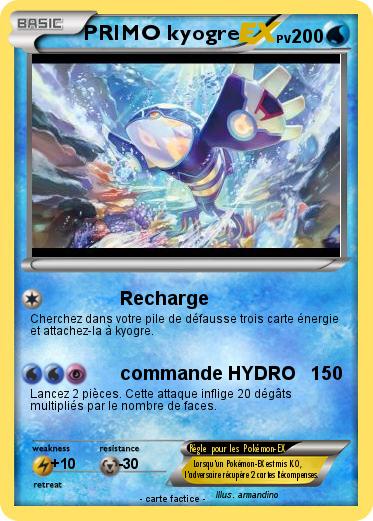 Pokemon PRIMO kyogre