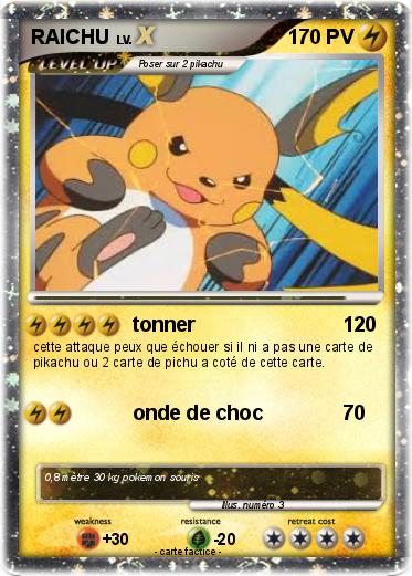 Pokemon RAICHU