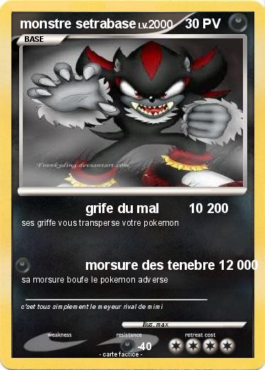 Pokemon monstre setrabase