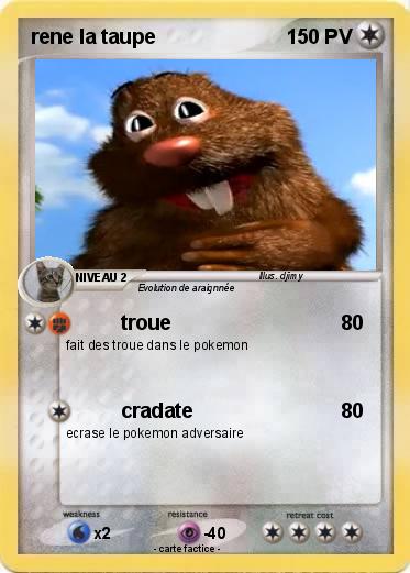 Pokemon rene la taupe