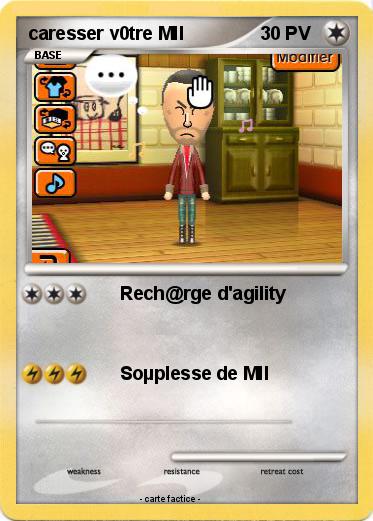 Pokemon caresser v0tre MII