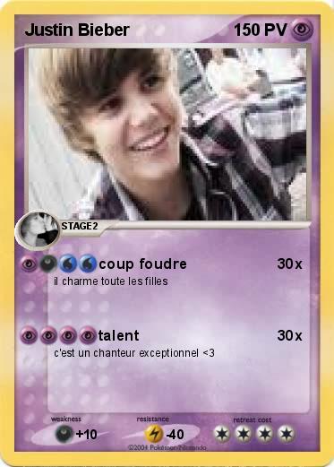 Pokemon Justin Bieber