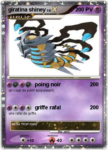 Pokemon giratina shiney