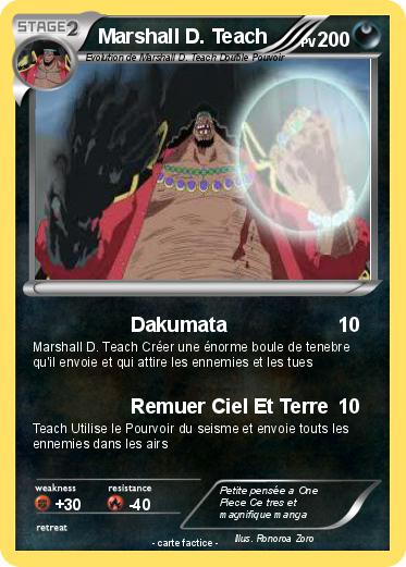 Pokemon Marshall D. Teach