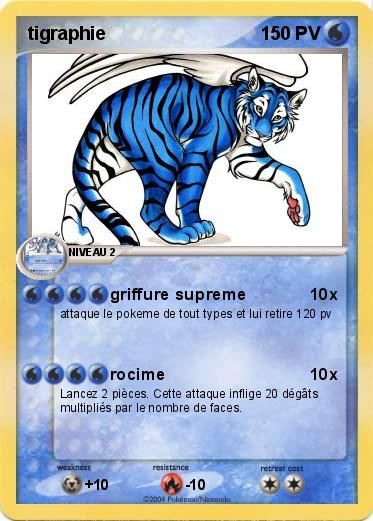Pokemon tigraphie