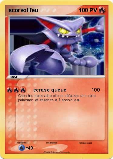 Pokemon scorvol feu