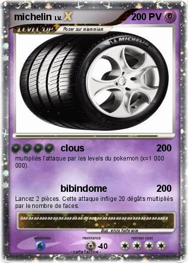 Pokemon michelin