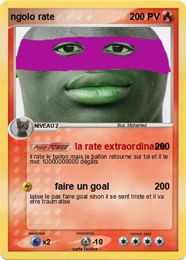 Pokemon ngolo rate