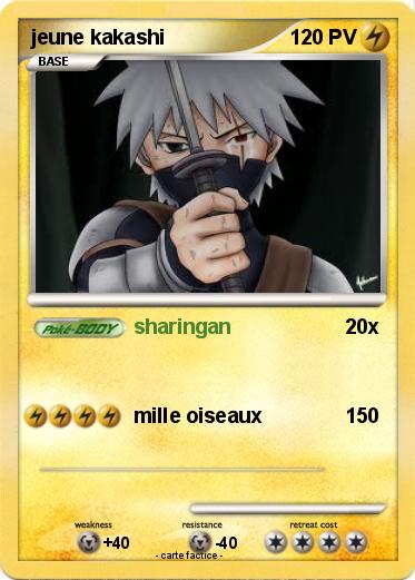 Pokemon jeune kakashi