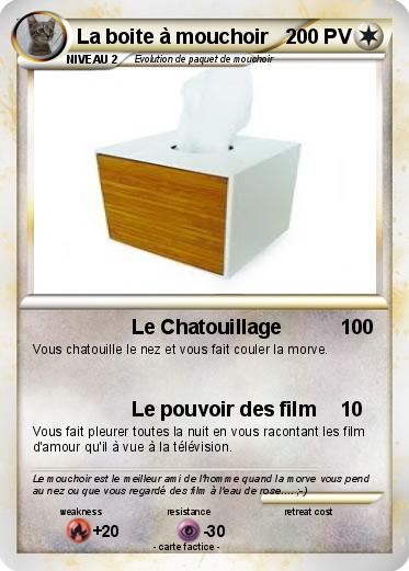 Pokemon La boite à mouchoir