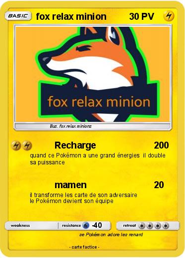 Pokemon fox relax minion