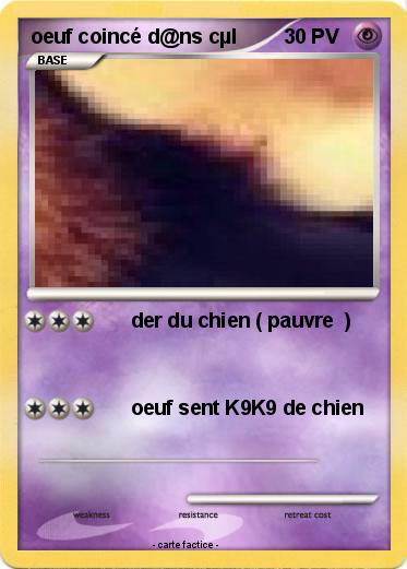 Pokemon oeuf coincé d@ns cµl