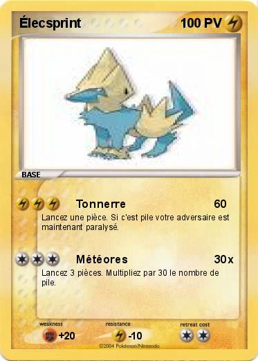 Pokemon Élecsprint
