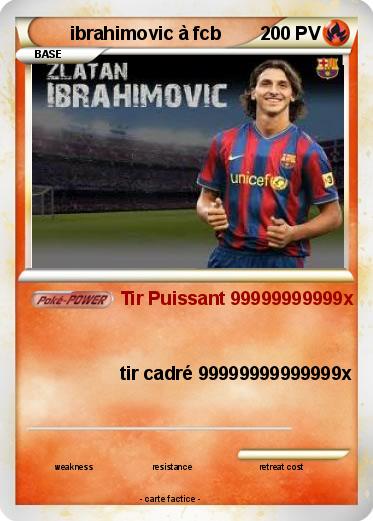 Pokemon ibrahimovic à fcb