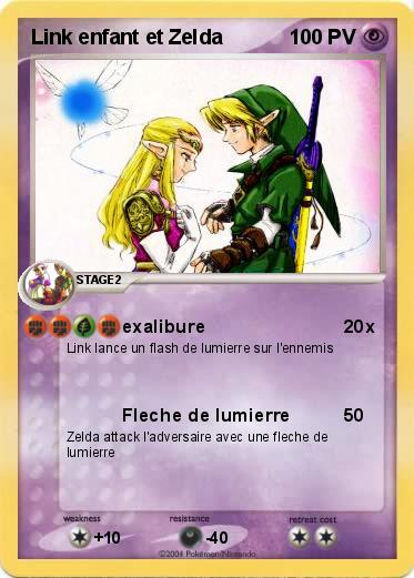Pokemon Link enfant et Zelda
