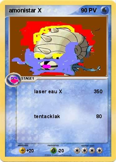Pokemon amonistar X