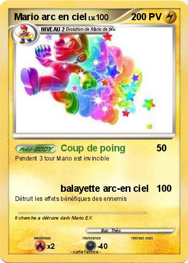 Pokemon Mario arc en ciel